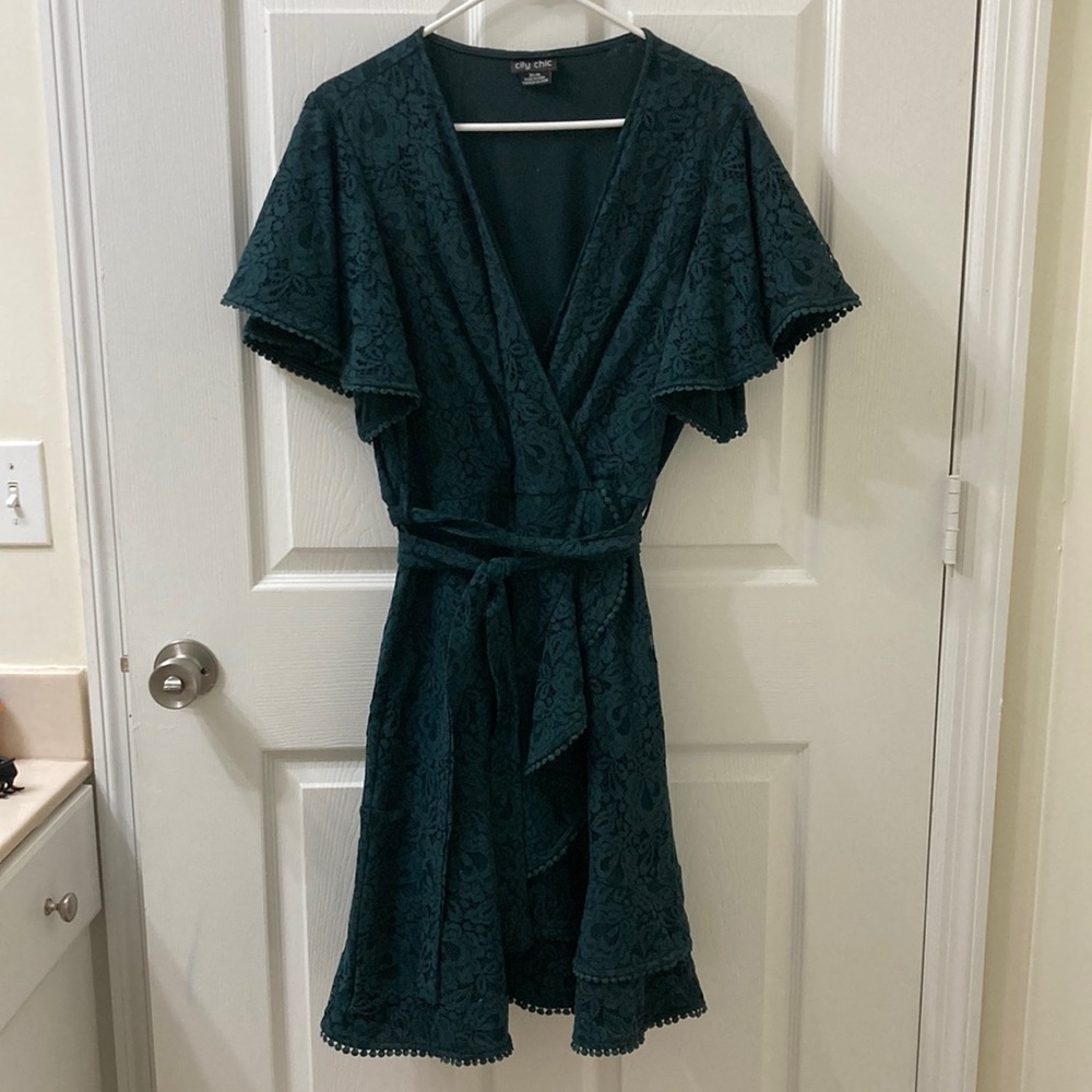 Green City Chic dress size 14